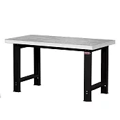 【SHUTER 樹德】150cm不銹鋼專業重型工作桌-已組裝 黑色 /組 WH-5S