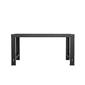 【SHUTER 樹德】150cm高荷重型鋼製工作桌-未組裝 黑色 /組 WH-5I