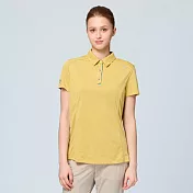 【荒野wildland】女彈性防蚊POLO吸排機能衣212春曦黃 S 春曦黃