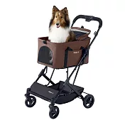 【IBIYAYA依比呀呀】FS2517 超速提分離式國民寵物推車-麥穗棕