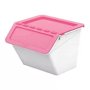 【SHUTER 樹德】大嘴鳥家用整理箱 15L 3色可選 2個入 /組 MHB-3332 粉紅/白