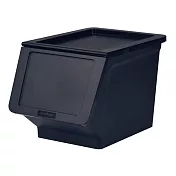 【SHUTER 樹德】家用整理箱 23L 黑色/白色/白櫃透明門片 2個入 /組 MHB-23 黑色