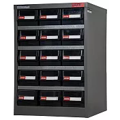 【SHUTER 樹德】三排 15格 專業重型零件櫃 /組 HD-315