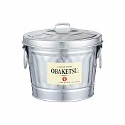 日本渡邊金屬｜OBAKETSU 手工製多功能迷你桶 1L 銀色