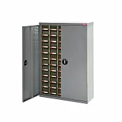 【SHUTER 樹德】五排 60格加門零件櫃 /組 A8V-560D