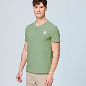 【荒野wildland】男輕量交織吸排快乾機能印花213茶綠 L 213茶綠