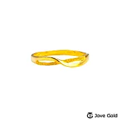JoveGold漾金飾 自信黃金戒指