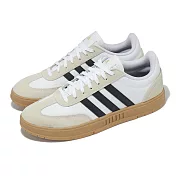 adidas 休閒鞋 Gradas 男鞋 女鞋 白 黑 拼接 麂皮 膠底 復古 愛迪達 IE9044 23cm WHITE/BLACK