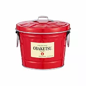 日本渡邊金屬｜OBAKETSU 手工製多功能迷你桶 1L 2入組 紅色 2入組
