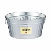 日本渡邊金屬｜OBAKETSU 手工製多功能迷你桶 7.5L 銀色