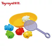 日本《樂雅 Toyroyal》洗澡玩具【撈魚組】