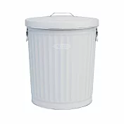 日本渡邊金屬｜OBAKETSU 手工製垃圾桶 33L(送垃圾袋環) 白色
