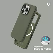 犀牛盾 iPhone 16 Pro Max(6.9吋) SolidX(MagSafe兼容)強化吸震緩衝防摔手機殼- 海藻綠