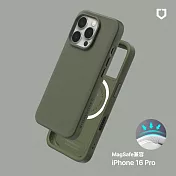 犀牛盾 iPhone 16 Pro(6.3吋) SolidX(MagSafe兼容)強化吸震緩衝防摔手機殼- 海藻綠