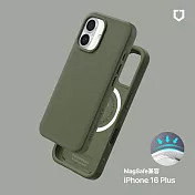 犀牛盾 iPhone 16 Plus(6.7吋) SolidX(MagSafe兼容)強化吸震緩衝防摔手機殼- 海藻綠