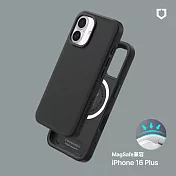 犀牛盾 iPhone 16 Plus(6.7吋) SolidX(MagSafe兼容)強化吸震緩衝防摔手機殼- 經典黑