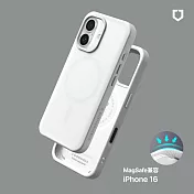 犀牛盾 iPhone 16(6.1吋) SolidX(MagSafe兼容)強化吸震緩衝防摔手機殼- 經典白