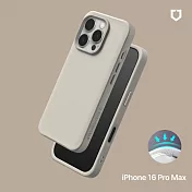 犀牛盾 iPhone 16 Pro Max(6.9吋) SolidX 強化吸震緩衝防摔手機殼- 貝殼灰