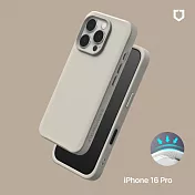 犀牛盾 iPhone 16 Pro(6.3吋) SolidX 強化吸震緩衝防摔手機殼- 貝殼灰