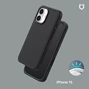 犀牛盾 iPhone 16(6.1吋) SolidX 強化吸震緩衝防摔手機殼- 經典黑