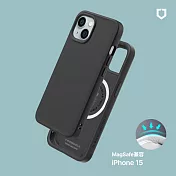 犀牛盾 iPhone 15(6.1吋) SolidX(MagSafe兼容)強化吸震緩衝防摔手機殼- 經典黑