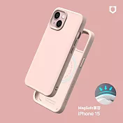 犀牛盾 iPhone 15(6.1吋) SolidX(MagSafe兼容)強化吸震緩衝防摔手機殼- 櫻花粉