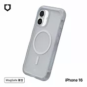 犀牛盾 iPhone 16(6.1吋) AirX極致氣墊緩衝磁吸手機殼(MagSafe兼容)- 流變灰