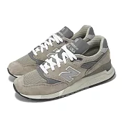 New Balance NB 休閒鞋 998 Core 男鞋 美製 元祖灰 銀 緩震 復古 U998GR-D 23.5cm GREY/SILVER