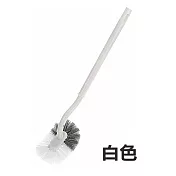【E.dot】軟硬毛S型無死角馬桶刷 白色