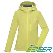 【ATUNAS 歐都納】女款EDGER 3L彈性防水外套A1GAFF02W- XS 黃綠
