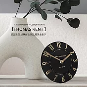 Thomas Kent|MULBERRY 06吋 英倫風現代時鐘 靜音桌鐘 -多色可選 (時鐘 桌鐘 室內桌鐘 ) 霧黑