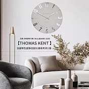 Thomas Kent|MULBERRY 20吋 英倫風現代時鐘 靜音掛鐘 -多色可選 銀雲