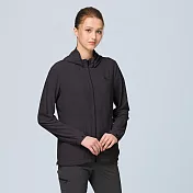 【荒野wildland】女彈性透氣抗UV50輕薄外套180 黑水塘 S 180 黑水塘