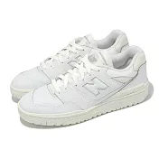New Balance NB 休閒鞋 550 女鞋 白 全白 小白鞋 復古 NB 紐巴倫 BBW550EC-B 23.5cm WHITE
