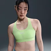 NIKE AS W NK SWSH MED SPT BRA 女運動內衣-DX6822701 XL 綠色