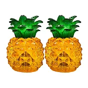 【新韻傳音】好運旺旺來-11CM小金賺旺來燈2入(LED蠟燭 法會供燈 仿真蠟燭 電子心燈 祈願心燈/Y801C) 黃色x2