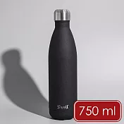 《S’well》Original流線不鏽鋼保溫瓶(曜石黑750ml) | swell 水壺 水瓶 保溫杯 運動水壺 環保杯 隨行杯