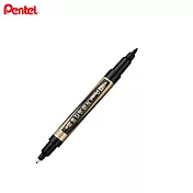 PENTEL 雙頭油性筆 黑