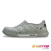 【LOTTO 義大利】男 SALINA 輕量洞洞鞋- 25cm 海藻綠