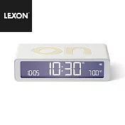 LEXON FLIP CLASSIC 經典玩轉鬧鐘 -  白色