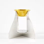 Gdesign 香薰座 山雲系列 加熱精油座 火山銀金
