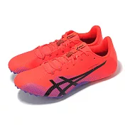 Asics 田徑釘鞋 Hypersprint 8 男鞋 紅 黑 可換釘 短跑 田徑 運動鞋 亞瑟士 1093A197600 29.5cm FLASH RED/BLACK