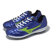 Mizuno 棒球鞋 Cushionrevo Pro TPU 男鞋 藍 綠 皮革 包覆 2025年日本明星賽使用款 11GP2535-35 25cm BLUE/GREEN-WHITE