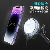 VOORCA Qi2車用磁吸無線充電器 MagSafe車架 黑色