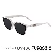 TUROSHIO TR90偏光片太陽眼鏡 雪曜 20333 C7 白色