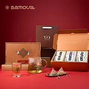【 samova 】2025 祝福之馨 品味茶福新春禮盒 附提袋 ( 德國天然茶包18入 )