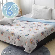 英國Abelia《森林音樂會》泡泡冰涼感抗菌涼被(150*200CM)