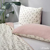 義大利La Belle《夏夜夢語》日系親膚純棉水洗雙層泡泡紗信封枕套--2入