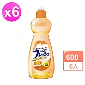 日本美淨易洗碗精600ml x6瓶 柑橘