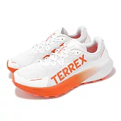 adidas 越野跑鞋 Terrex Agravic 3 男鞋 白 橘 戶外 抓地 運動鞋 愛迪達 JI0951 25cm WHITE/ORANGE